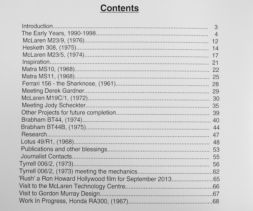 Contents Page